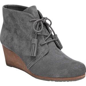 Dr. Scholl's Dakota Faux Suede Wedge Ankle Boot NIB Size 8.5